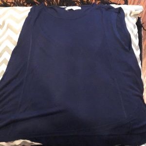 A flowy dark blue top!